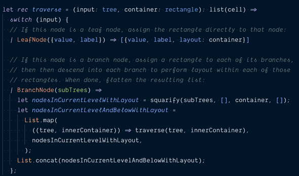 traverse function definition