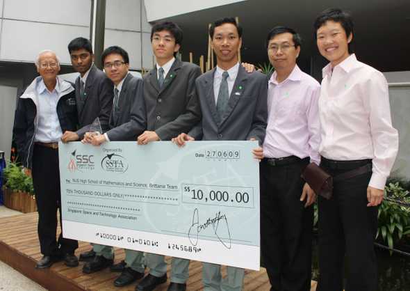 Singapore Space Challenge Award acceptance